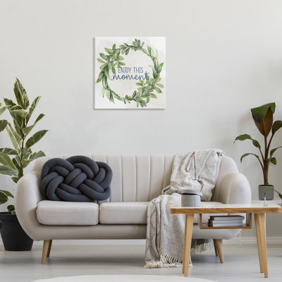 «Enjoy This Moment», art mural sur toile par Anne Bailey