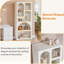 Bibliothèque arquée à 5 tablettes