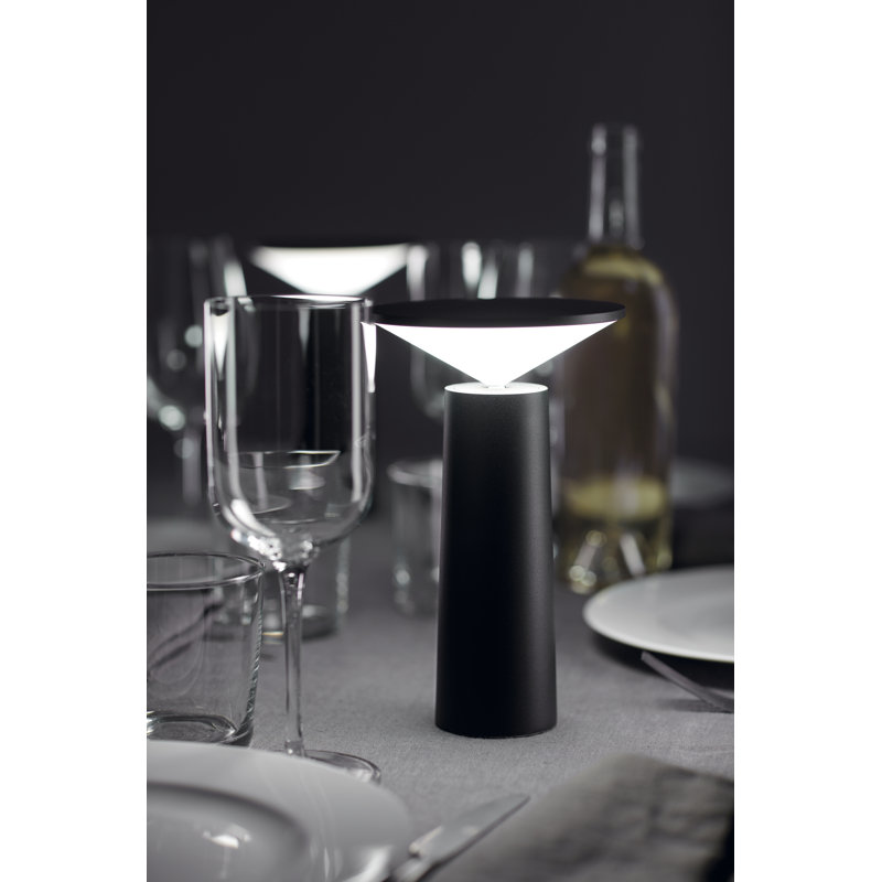 Cocktail M/21/R LED Dimmable Table Lamp - 3 Step Dimming, Matte Black
