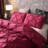 Pleat Pintuck Bedding Set Polyester Duvet Cover-1823983682-1823983681