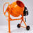 5 Cu. Ft Electric Cement Mixer with Cast-Iron Drum and Steel Frame