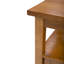 Table de bout transitionnelle en bois massif brun clair Hettie 20 po (ensemble de 2)-195380689