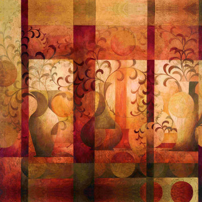 Vases botaniques - impression sur toile tendue