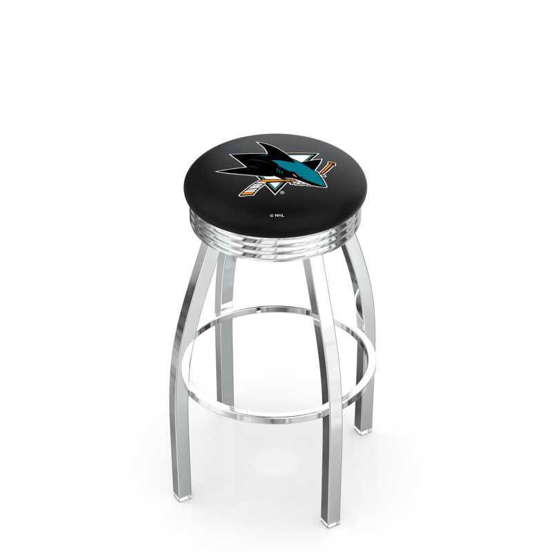 Tabouret de bar NHL, San Jose Sharks, Tabouret de comptoir (siège d'une hauteur de 25 p