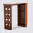 Medieval-Style Solid Wood Storage Bar Table