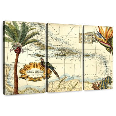 Aliaz Tropical Map Of West Indies