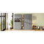 Lit escamotable avec rangement et armoire de rangement moderne en bois aggloméré gris pour la maison