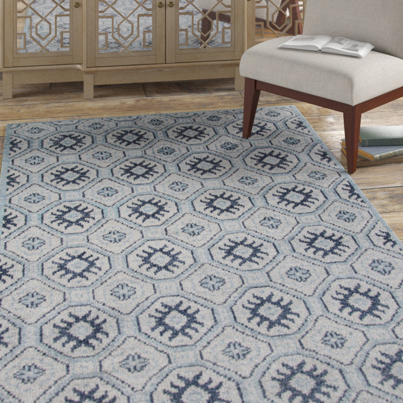 Santorini Viscose Oriental Indoor Rug, Rectangle 8' x 11'