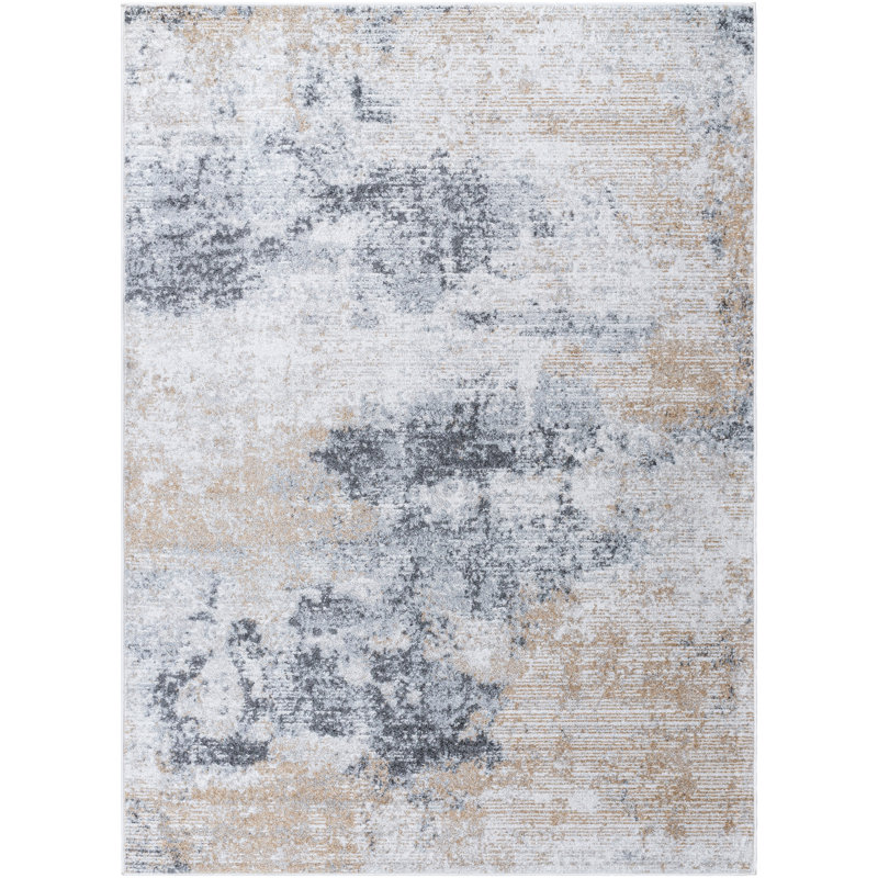 Reagyn Abstract Washable Rug, Rectangle 120 x 170cm