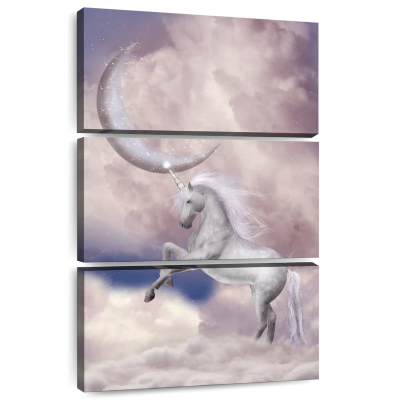 Kelan Unicorn Fantasy, 57" H x 36" W