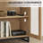 4 In 1 TV Stand For Tvs, Modern TV Console With Glass Doors And 2 Drawers, Media Console With Adjustable Shelf For Living Room-1234925939