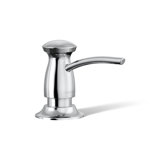 Transitional Design Refillable Soap Dispenser, Lotion Dispenser for Bathroom or Kitchen