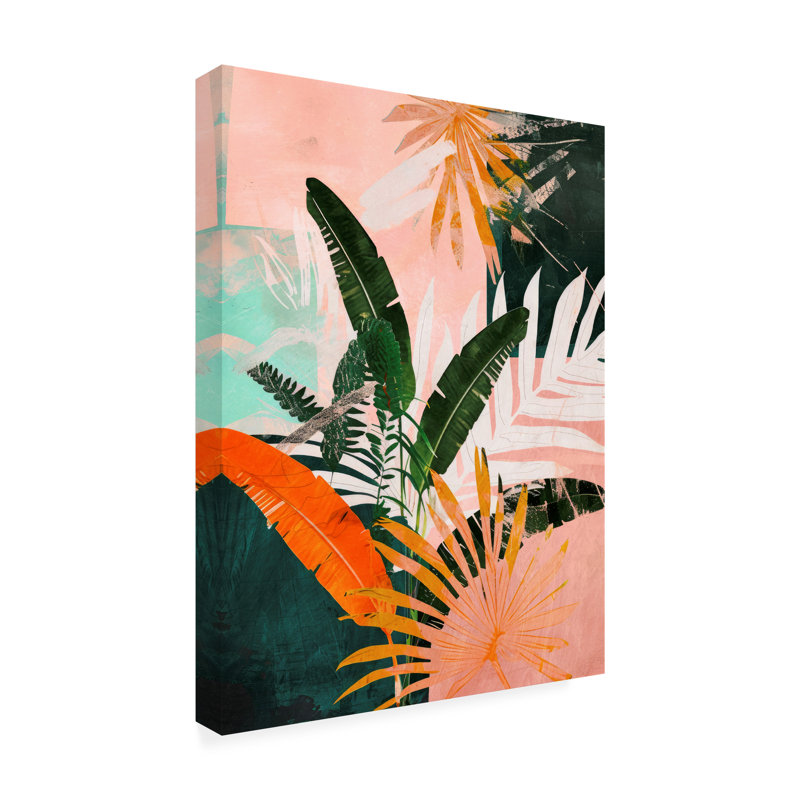 Art sur toile "Randoild Into The Jungle No 8", H 47 po x l 35 po