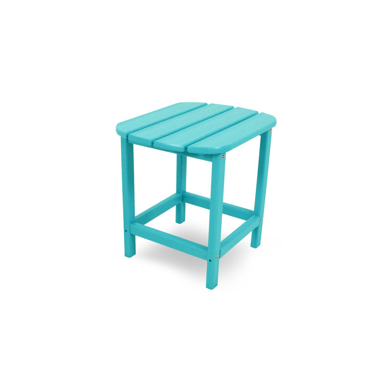 POLYWOOD South Beach 18" Side Table, Aruba