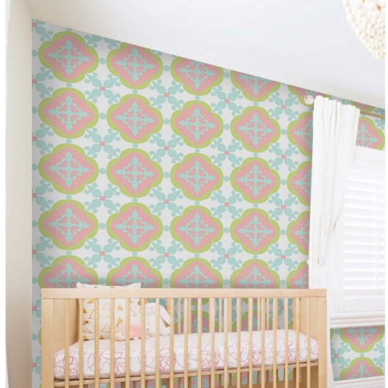 Amaleah Damask Wallpaper, 250 x 104cm