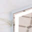 Grand miroir de salle de bain avec DEL 32 x 40 - Fixation murale, brouillard, éclairage écoénergétique, couleur réglable