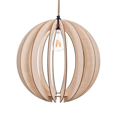 Willingham 1 - Light Wood Pendant