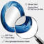 «Blue Swirl Wave Spiral VI», miroir mural unique en spirale abstraite-121883841-121883844