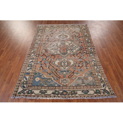 Tapis en laine vieilli 5 x 6