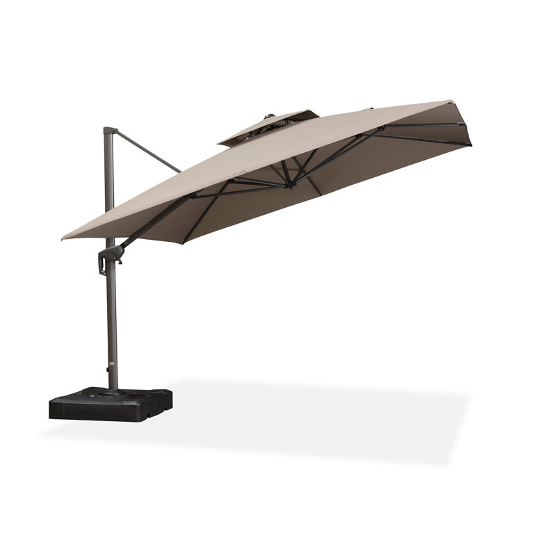 Parasol en porte-à-faux 11 pi, Taupe