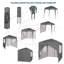 Jarrow Aluminium Pop-Up Gazebo-1985423436