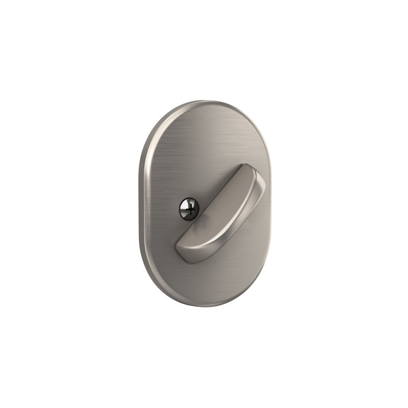 Single Cylinder Deadbolt With Remsen Trim, Satin Nickel