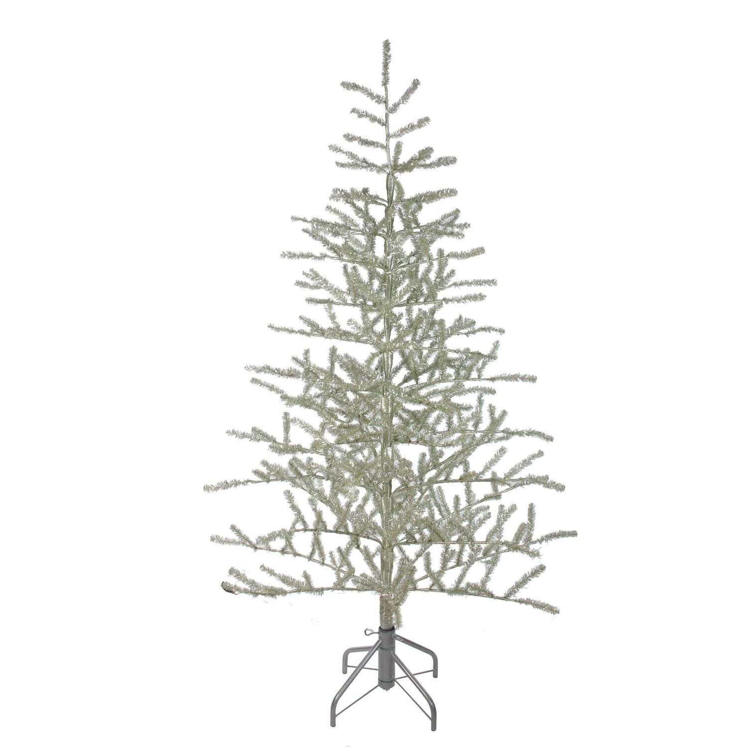 Northlight Seasonal 5' Champagne Tinsel Artificial Christmas Twig Tree ...