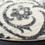 Tapis ivoire / vert / noir Agathla-489990250