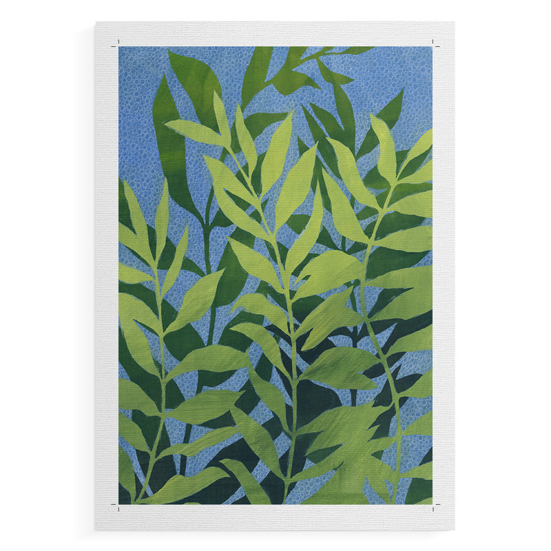 Ocean Vines II - Impression sur toile seulement - NON-CADRE, H 27 po x l 18 po