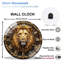 Horloge murale 2 po Lion Lion