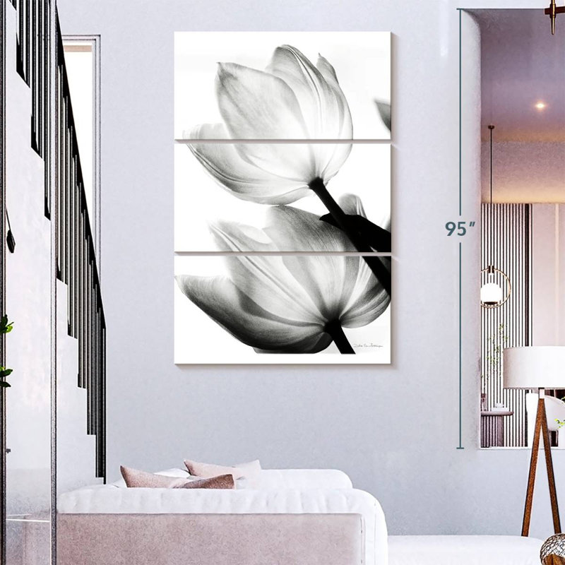 Harnek Translucent Tulips III, 32" H x 20" W