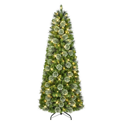 6 Ft. Pre-Lit Pop-Up Collapsible Aritficial Christmas Tree