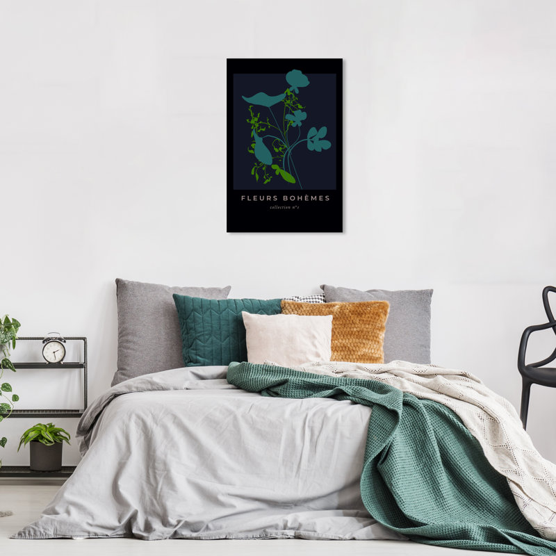 Jancsi, affiche d'exposition de fleurs sur toile, H 24 po x l 16 po x P 0,8 po
