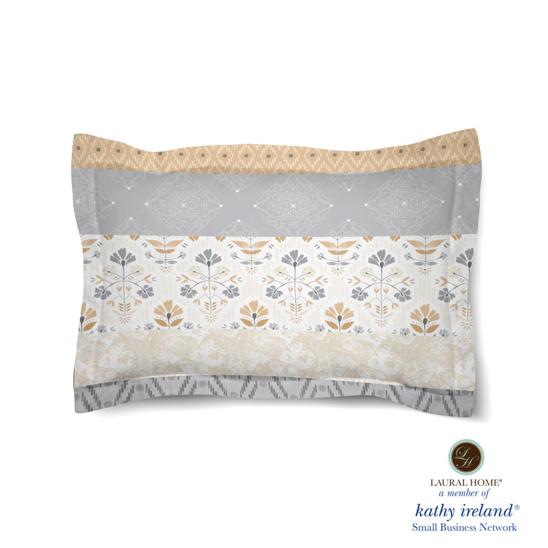Peaceful Elegance Polyester Damask Sham, Twin