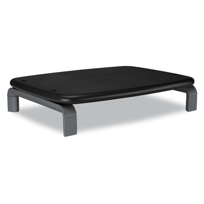 SmartFit Black and Gray Adjustable Monitor Stand for 21" Screens