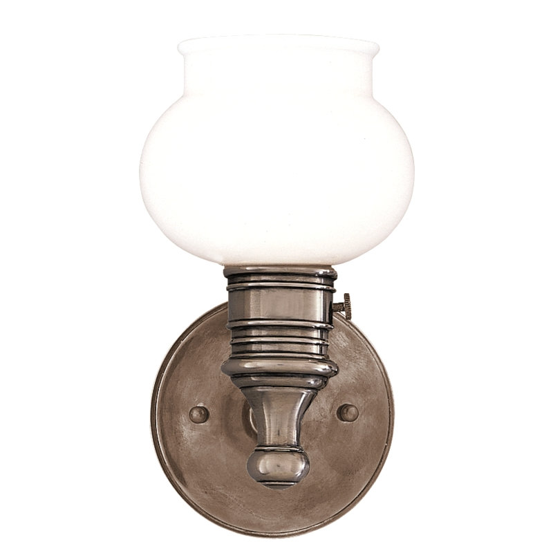Bruckner 1 Light Wall Sconce, Aged Brass