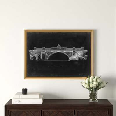 «Bridge Schématique II», impression sur toile encadrée