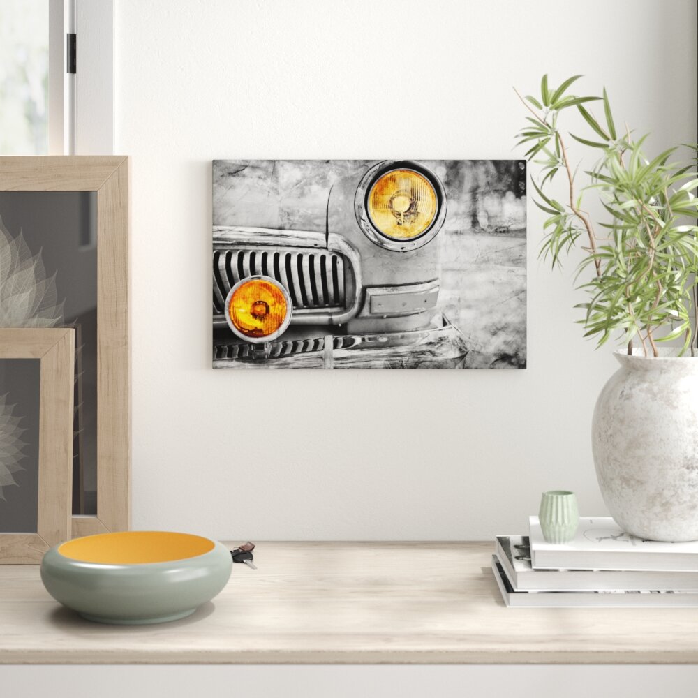 Leinwandbild „Retro Oldtimer", Grafikdruck