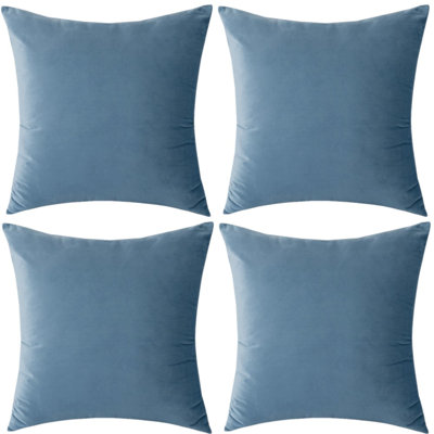  Velvet Throw Square Pillow Cover & Insert