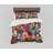 Premium Single Quilt Cover Set, 70% Polyester / 30% Cotton, Duvet Cover 55.1 x 78.7 inches & Pillowcase 23.6 x 23.6 inches | Machine Washable, 120 Thread Count, Button Closure for Duvet, Envelope Closure for Pillowcase-119200378-119200355