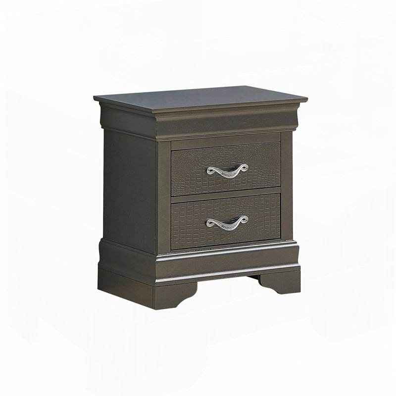 Table de chevet traditionnelle, Noir