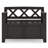 Amherst Solid Wood 36 Inch Wide Small Storage Bench And 36 Inch Wide Storage Cabinet In Hickory Brown