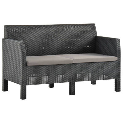 48" Wide Patio Sofa with Cushions