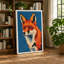 Alert Fox Modern 1 Piece Wrapped Canvas Wall Art-2104823232-2104823241