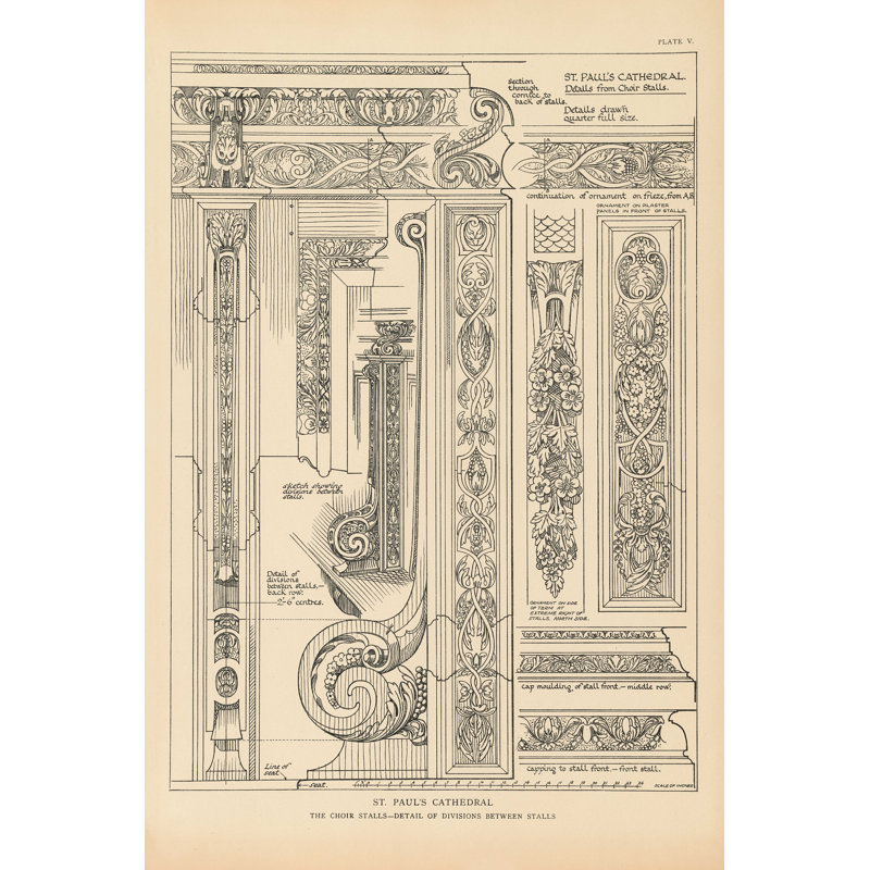 Renaissance anglaise V, H 30 po x l 20 po x P 1,25 po, Non, Toile tendue