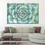 Ensemble de 3 plantes grasses sur toile-741247154