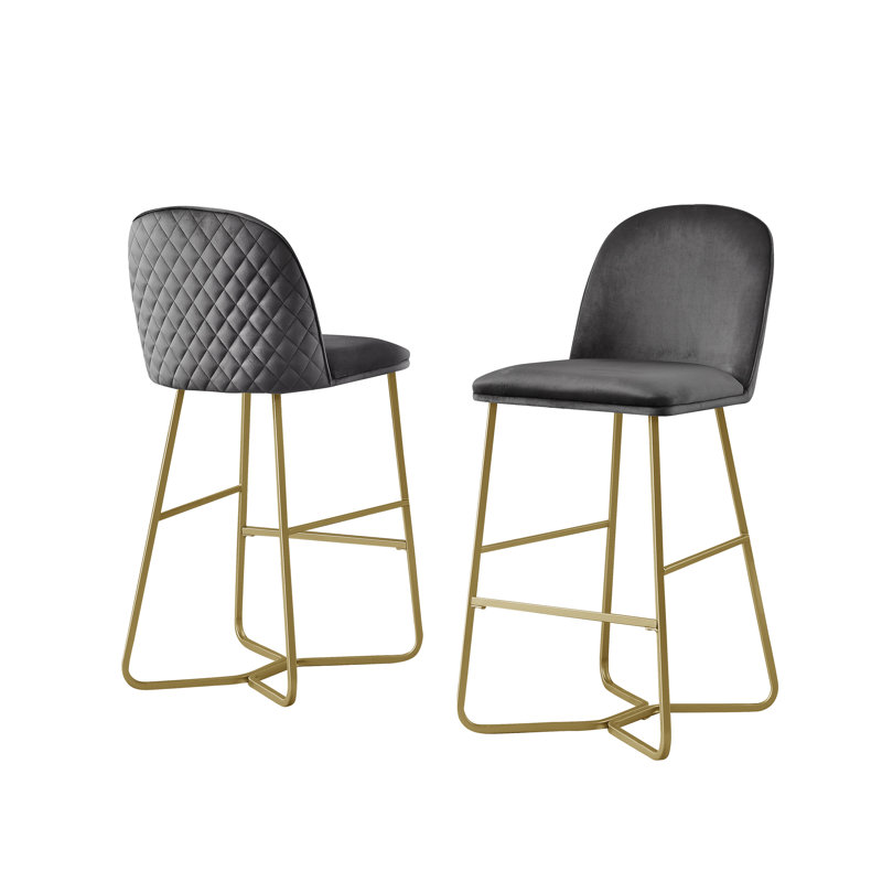 Tabouret 29 ", Gris foncé, Tabouret de bar (siège d'une hauteur de 29 po)