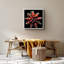 «Red Variegated Flory Cactus Succulent Floral Plants», photographie du Sud-Ouest, gros plan, ultra coloré, reproduction sur toile-222585139-222585137