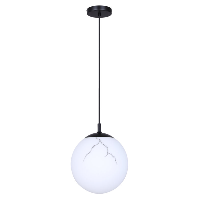 Luminaire suspendu sphère 1 lumière Kavneet