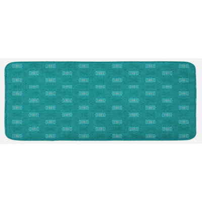 Eclectic Synthetic Kitchen Mat